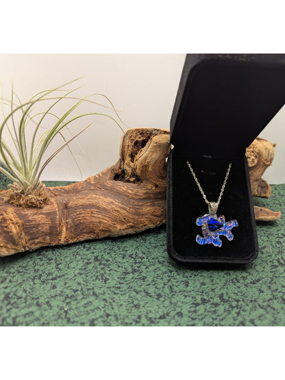 Jellyfish Dichroic Glass Pendant
